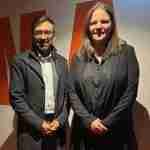 Krupesh Hiranie, London Assembly Member for Brent and Harrow and Anne Clarke London Assembly Member for Barnet and Camden feeling inspired by the stories of the pioneering Brent women and the engagement from the partner schools.