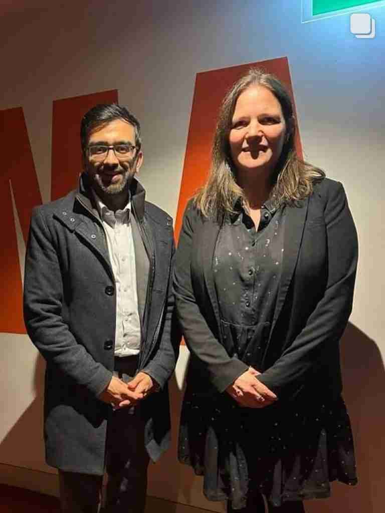 Krupesh Hiranie, London Assembly Member for Brent and Harrow and Anne Clarke London Assembly Member for Barnet and Camden feeling inspired by the stories of the pioneering Brent women and the engagement from the partner schools.