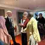 Guests arrive and networking in the foyer. Angela Payne welcomed the Worshipful the Mayor of the LB Brent, Cllr Orleen Hylton, to the BWR event. The Mayor with Angela Payne and Alex Thomas, Head of Kingsbury High School.