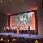 Kingsbury High Student Volunteers with their headteacher Alex Thomas