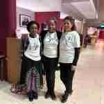 Beverley Deans, Salusbury School, Amanda Epe and Amanda Beasley, student costume designer, proud of the outcome of the whole community engagement and learning as they reflect on the work through the school year.