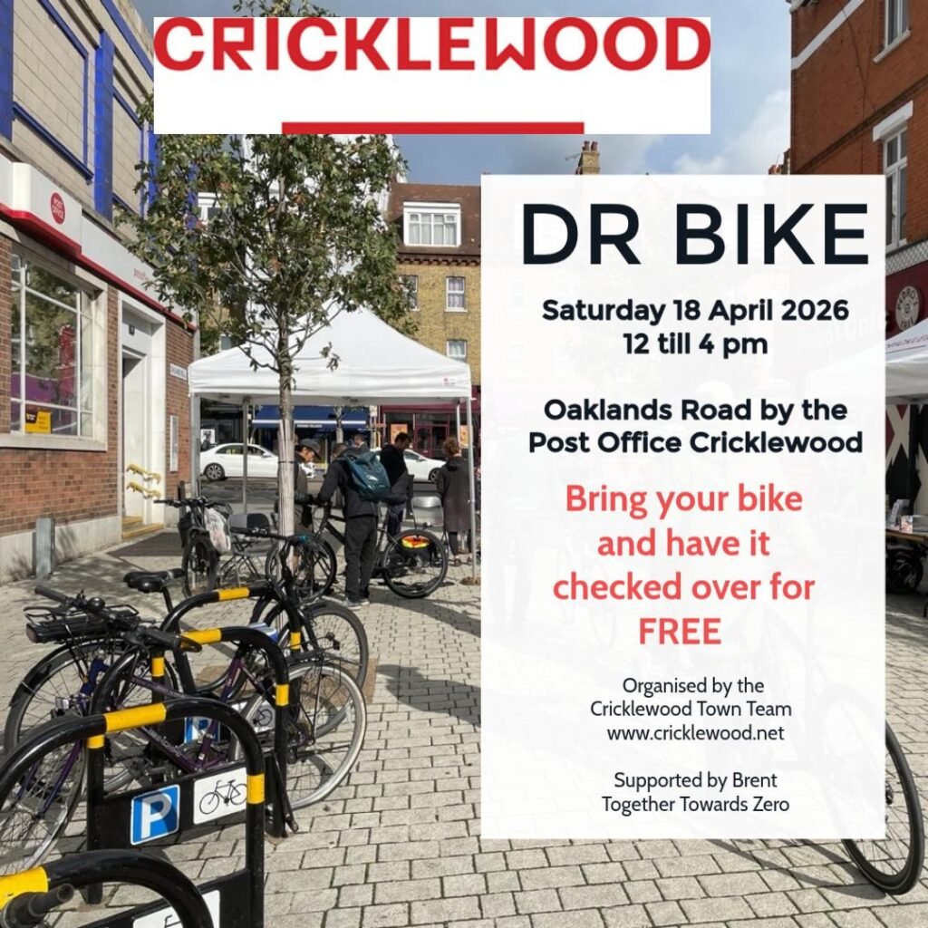 Get Your Bike Road-Ready for Spring: Free ‘Dr Bike’ Health Checks in Cricklewood!